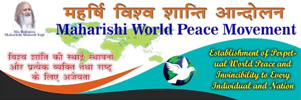 Maharishi world peace movement